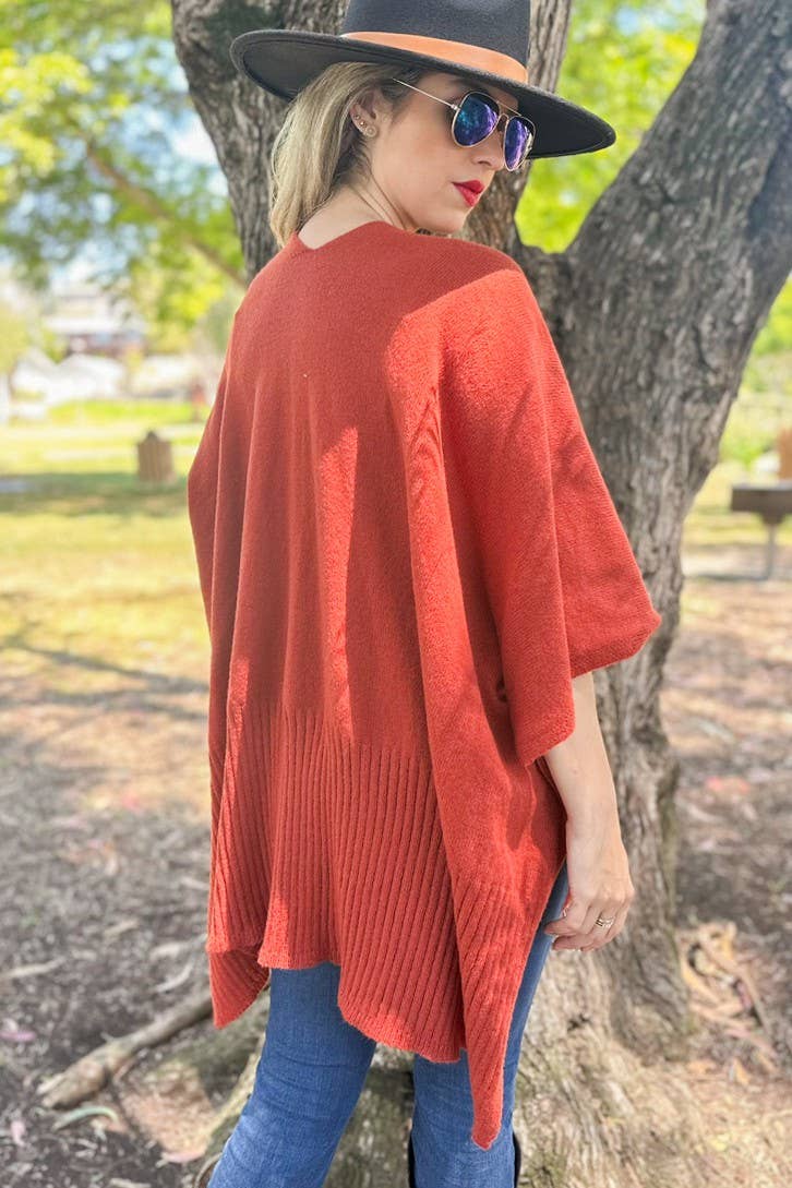 Boho Knit Ruana
