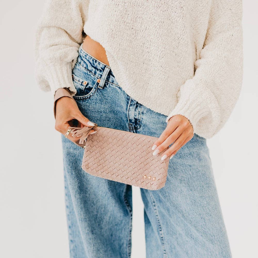 Emma Woven Clutch