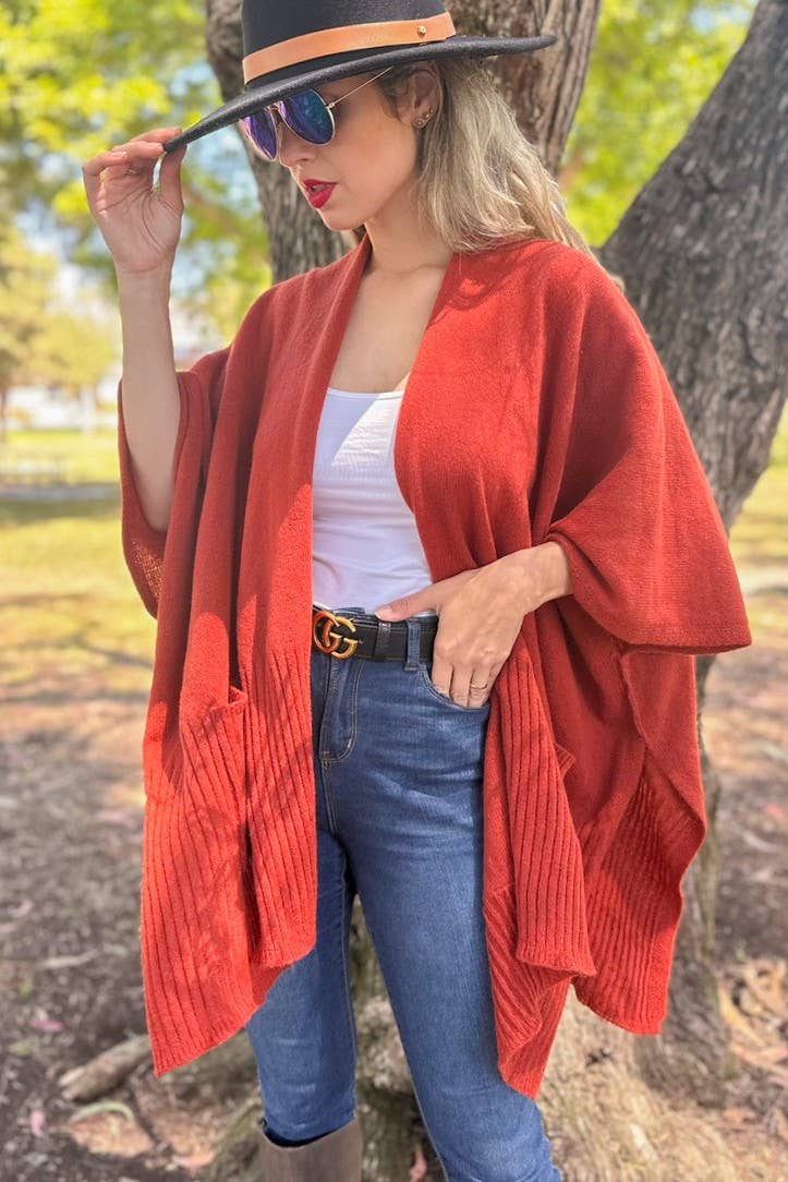Boho Knit Ruana