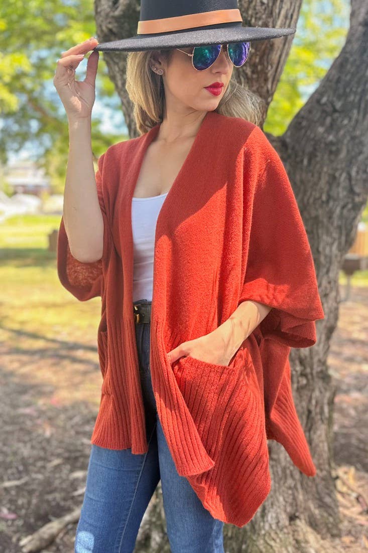Boho Knit Ruana