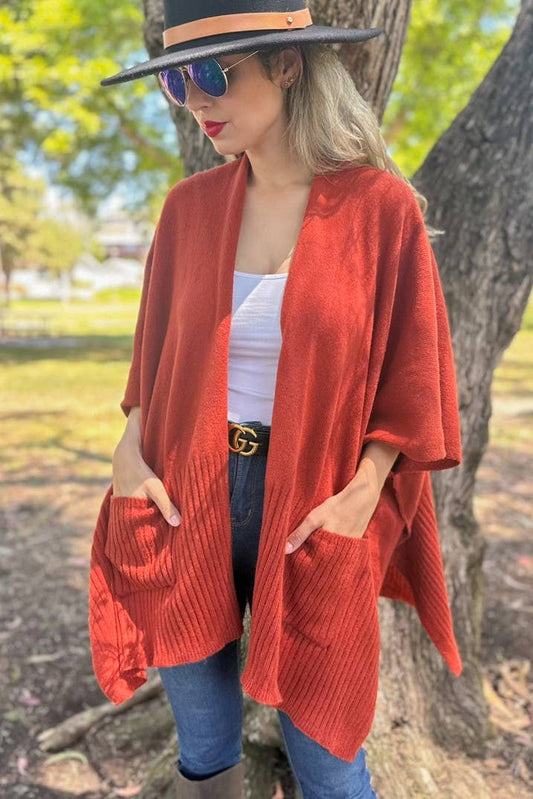 Boho Knit Ruana