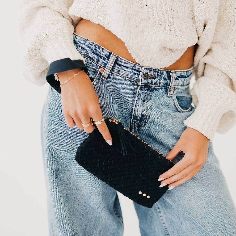 Emma Woven Clutch