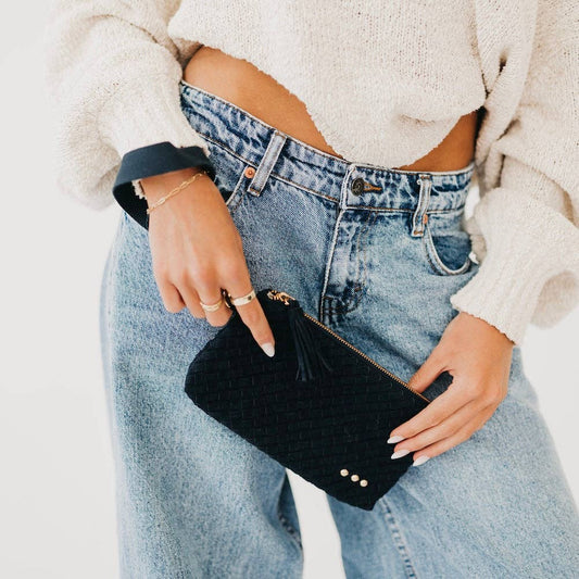 Emma Woven Clutch