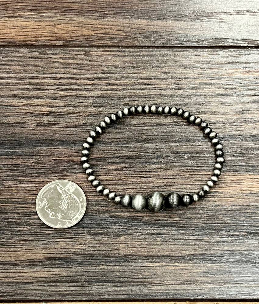 Western Bead Stretch Bracelet