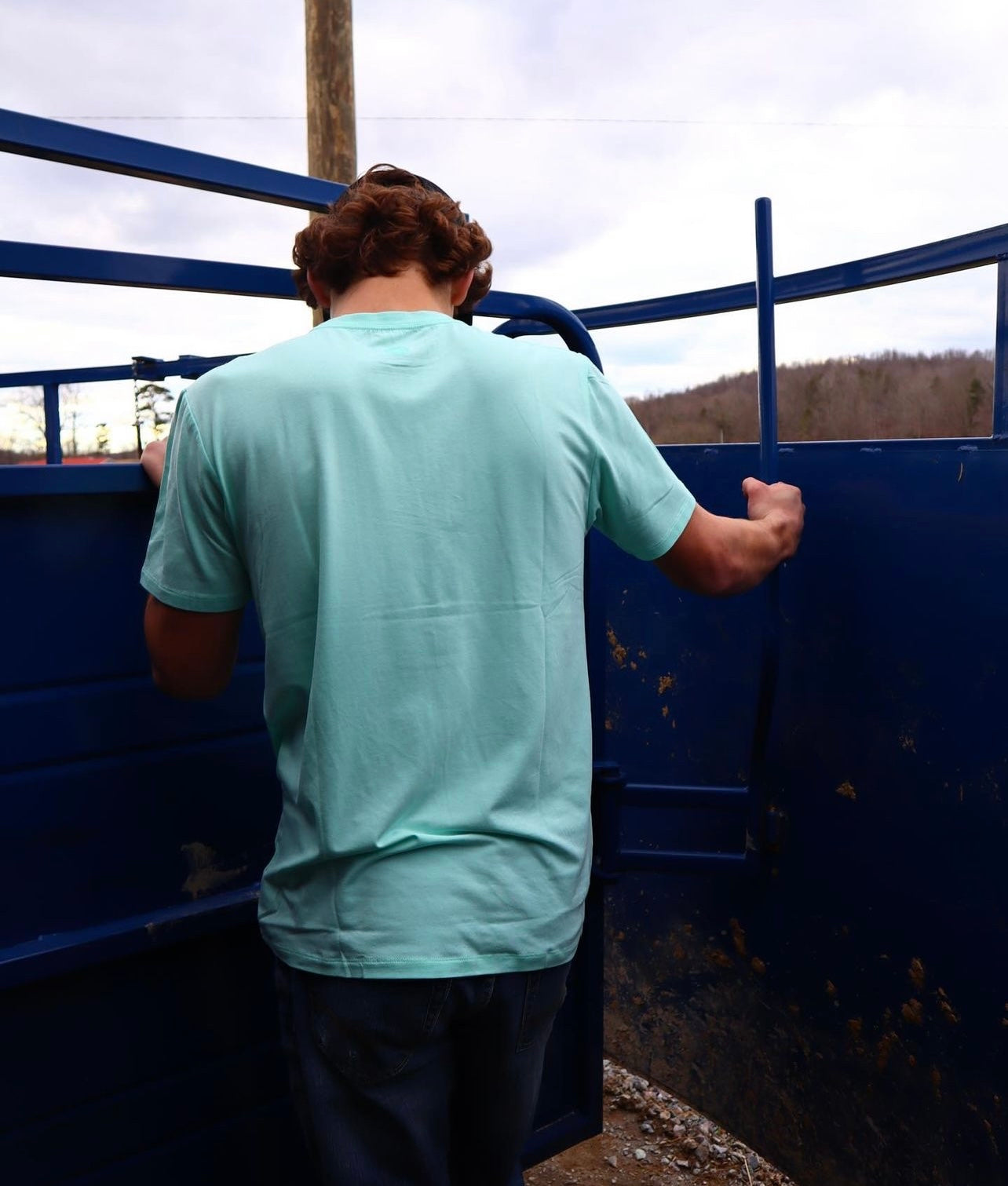 Light Blue Bamboo Shirt