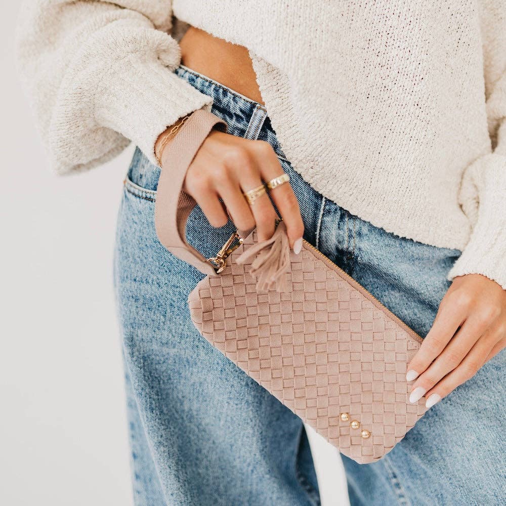 Emma Woven Clutch