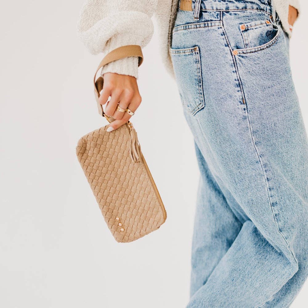 Emma Woven Clutch