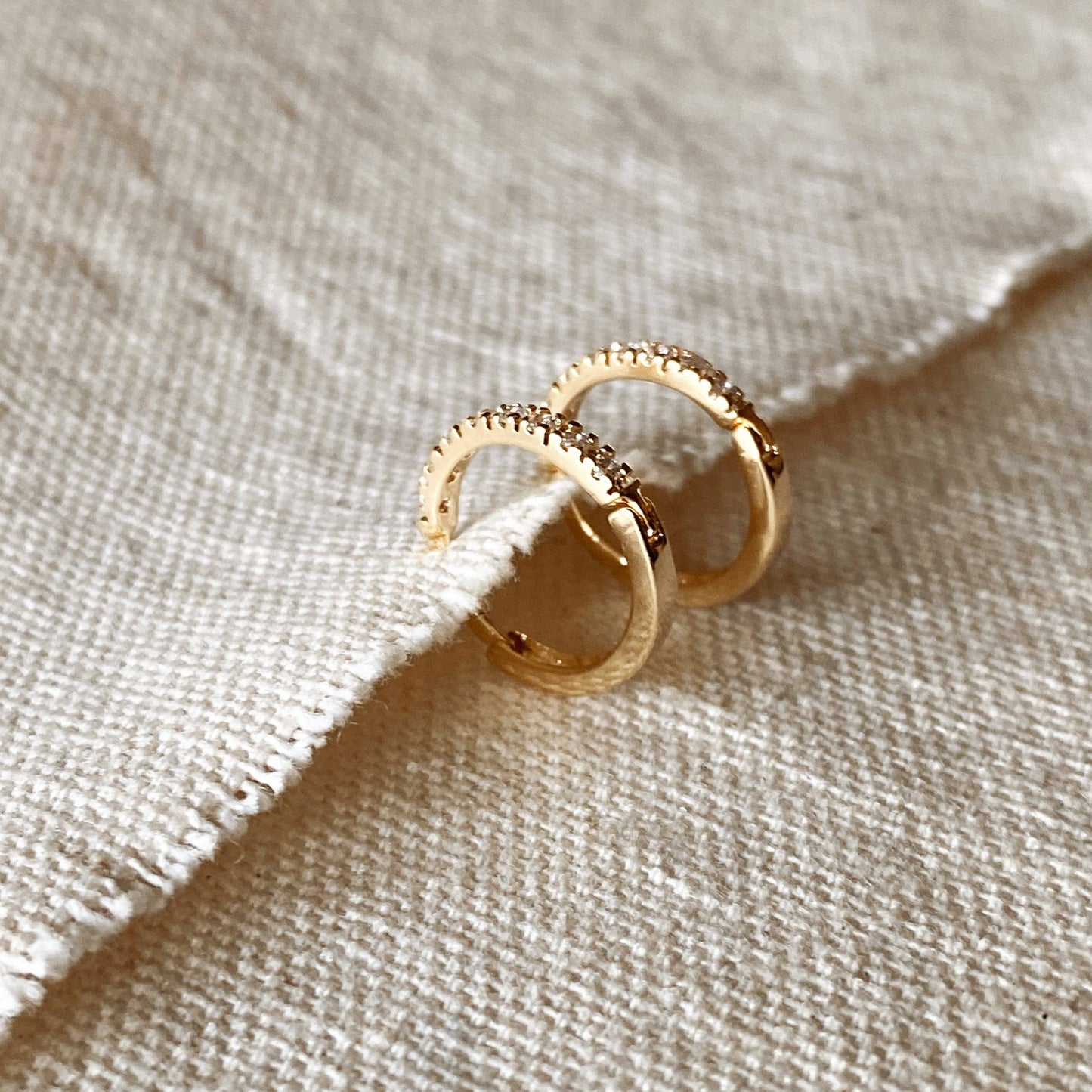 Celeste CZ Hoops
