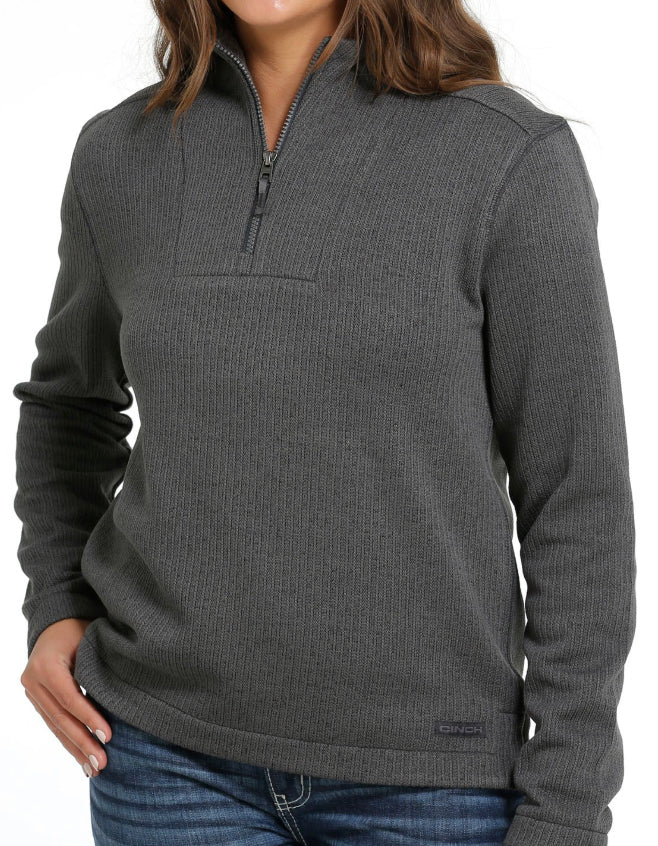 Charcoal 1/4 Zip Sweater