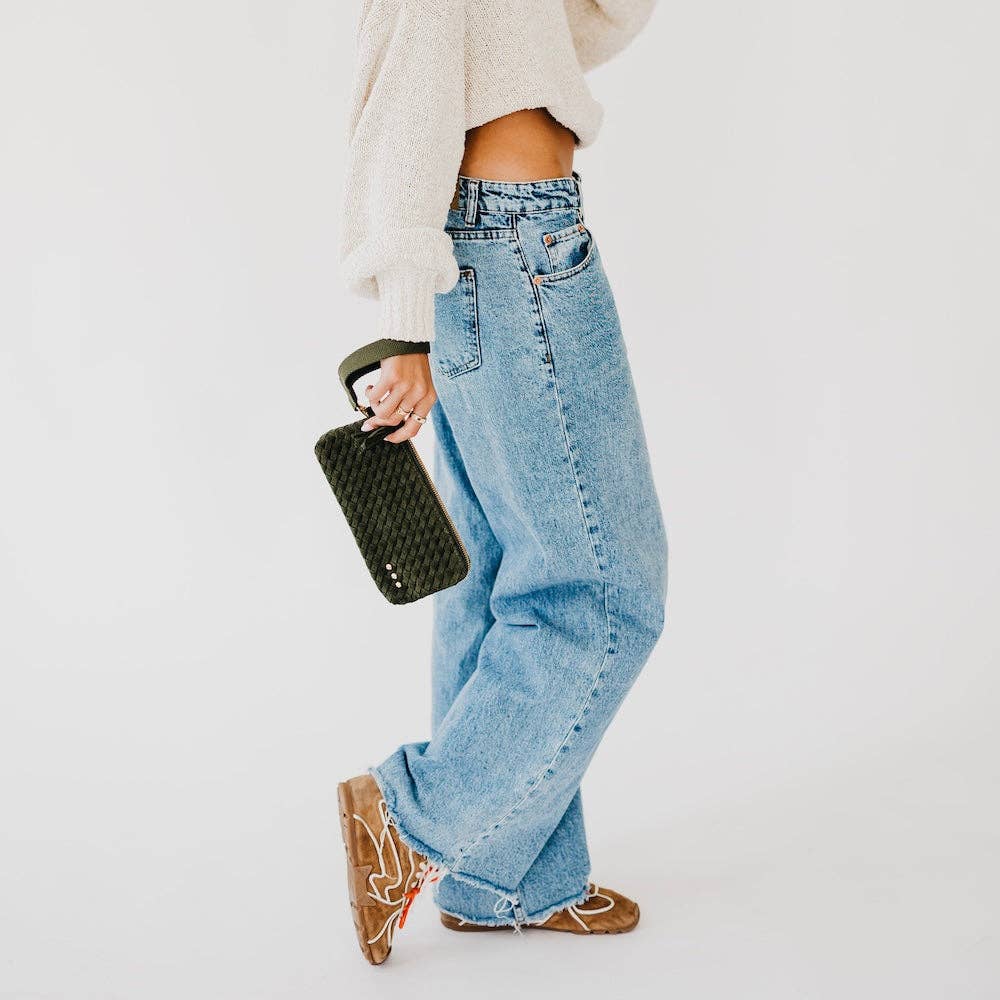 Emma Woven Clutch