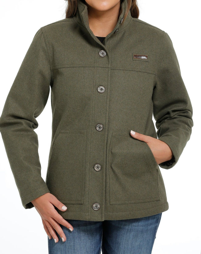 Twill Olive Jacket