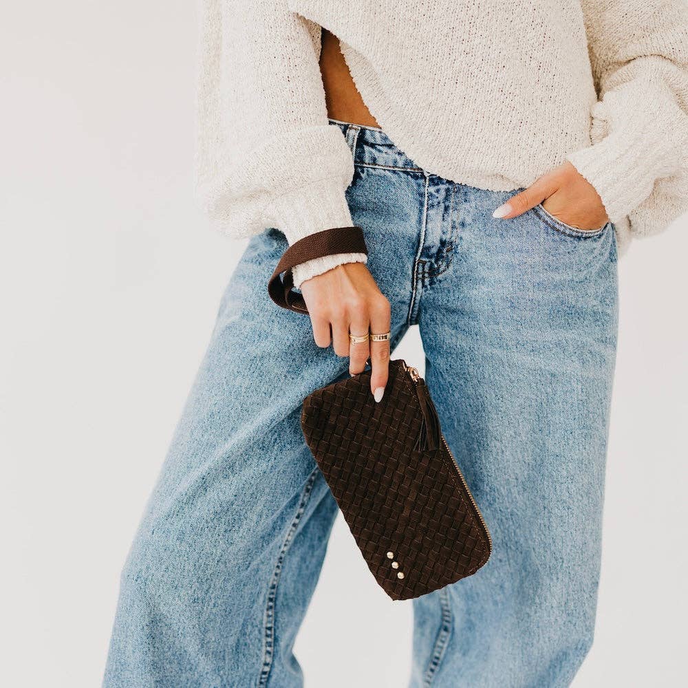 Emma Woven Clutch