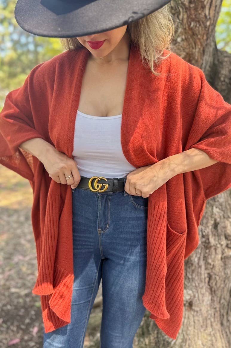 Boho Knit Ruana