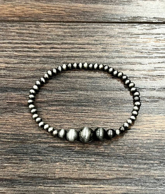 Western Bead Stretch Bracelet
