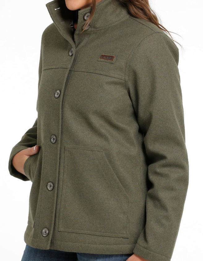 Twill Olive Jacket