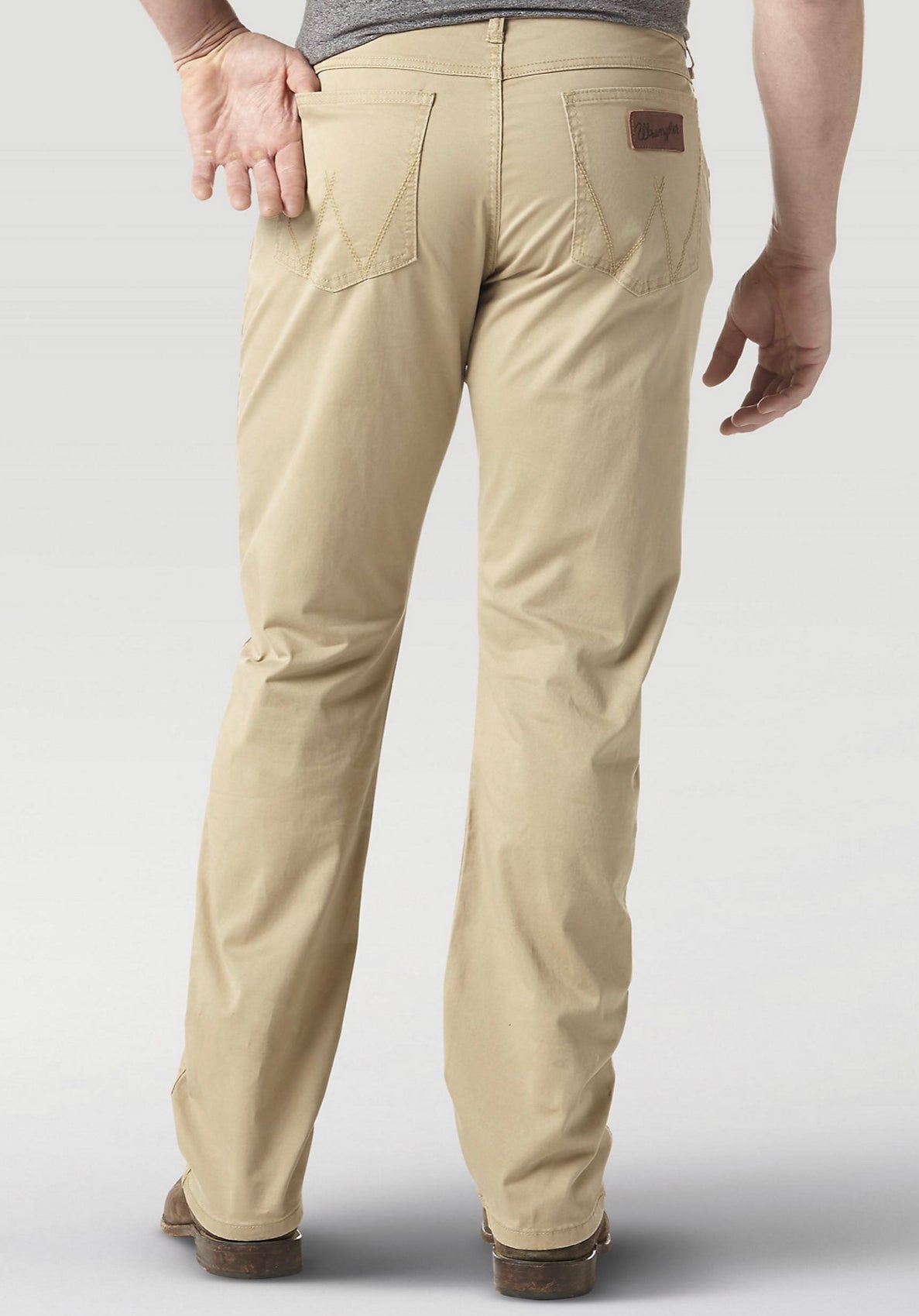 Stretch Slim Straight Khaki