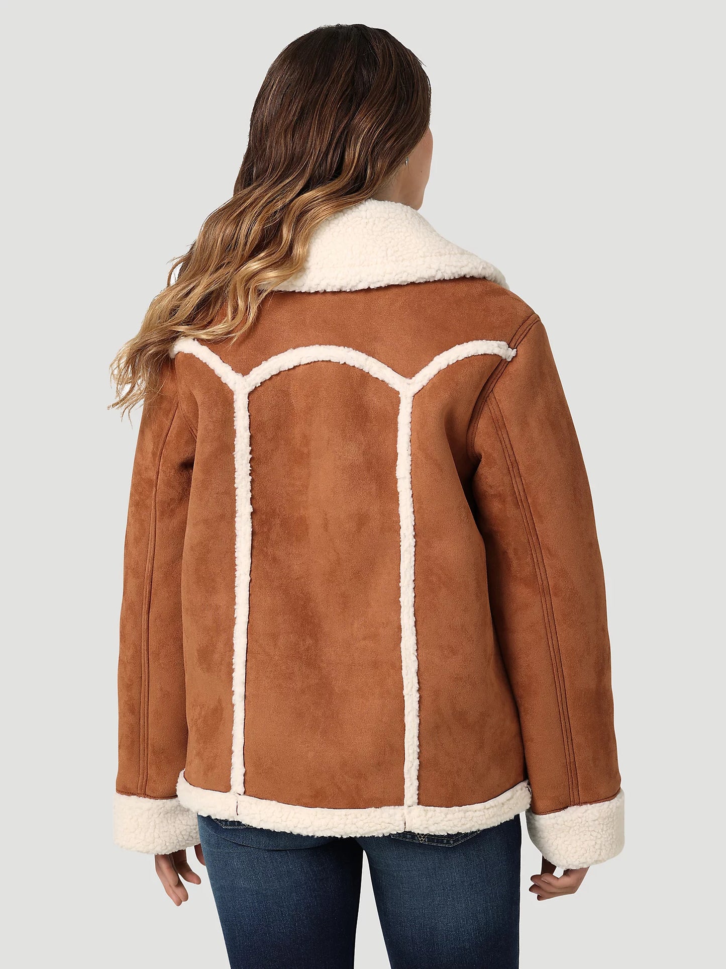 Faux Shearling Barn Coat