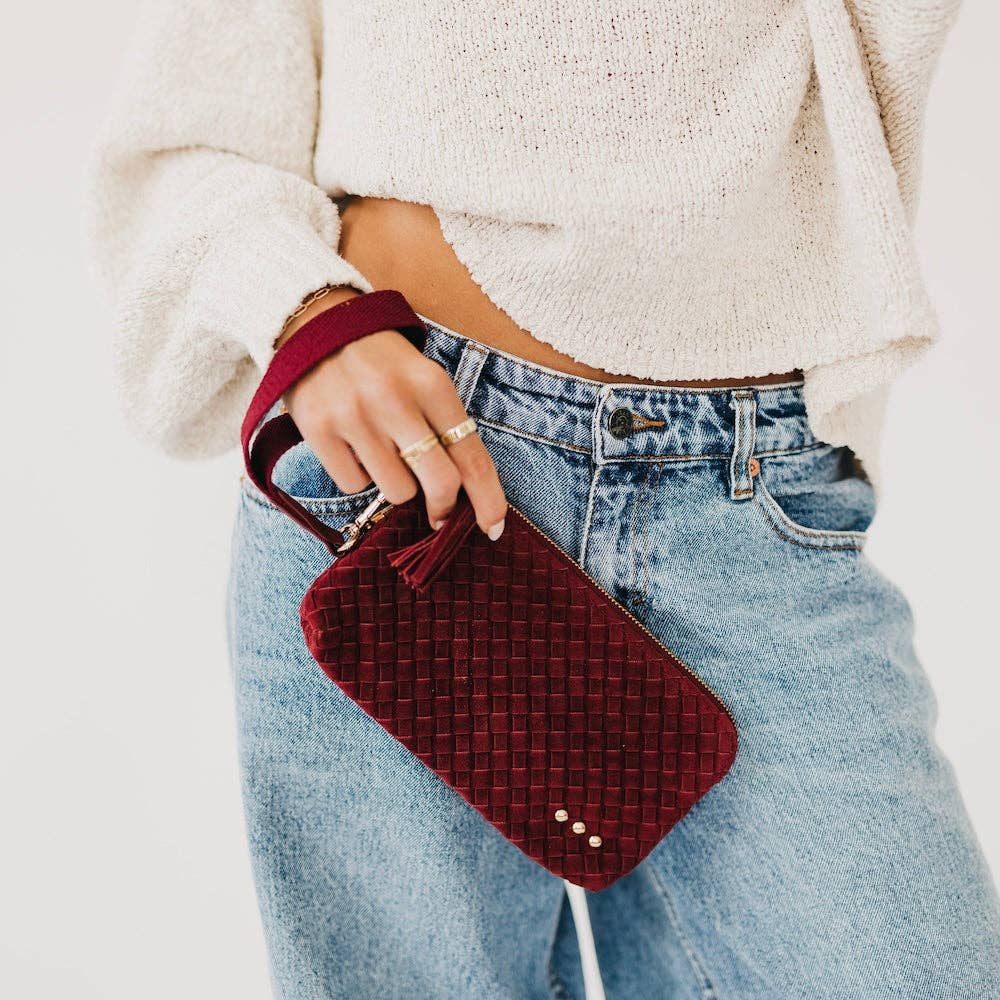 Emma Woven Clutch