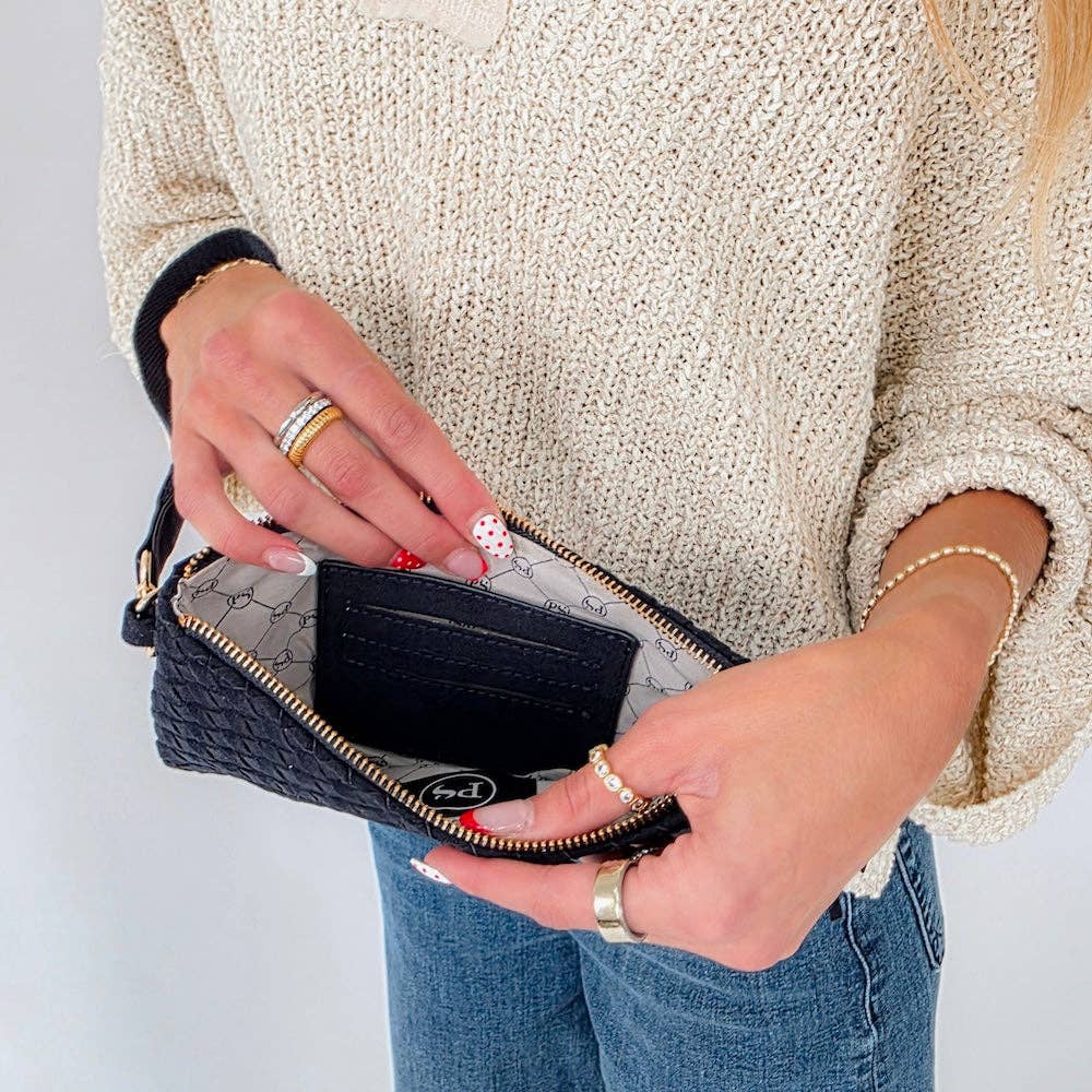 Emma Woven Clutch
