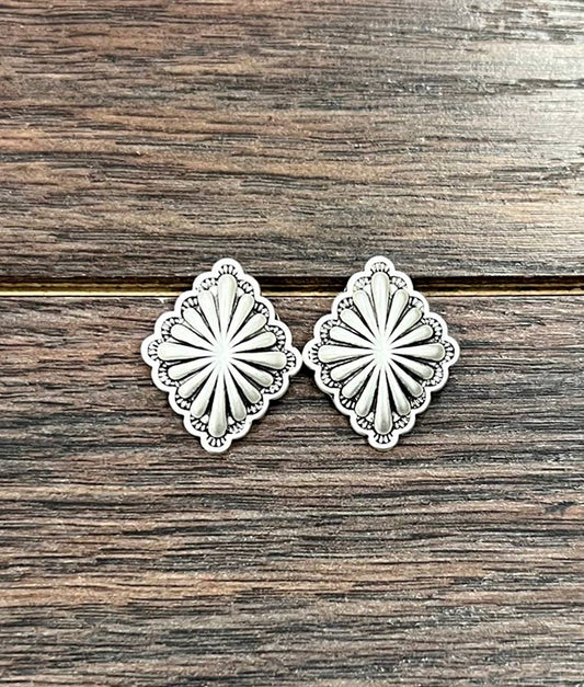 Brass Stud Earrings